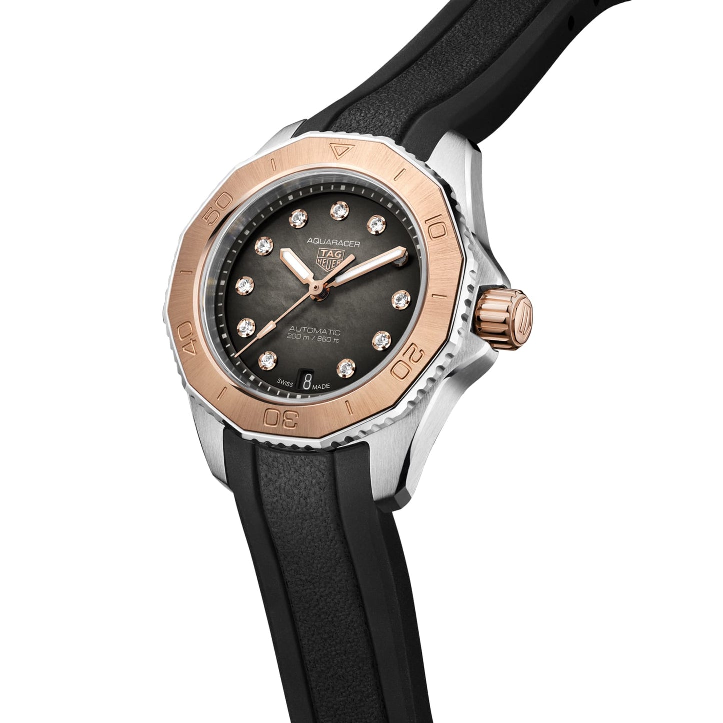 TAG Heuer Replica Watch Aquaracer Professional 200 Date Automatic 30 mm Steel and Gold(1:1 replica)
