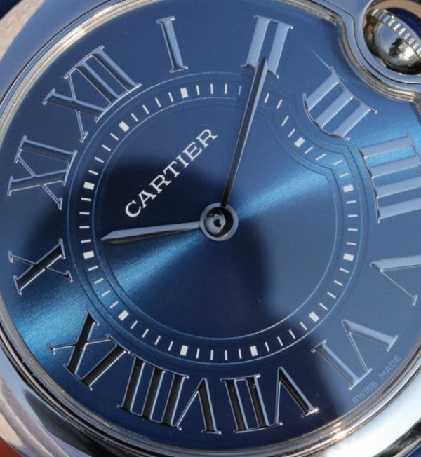 Replica Cartier TWF Ballon Bleu 46mm Blue Textured Dial MIYOTA9015