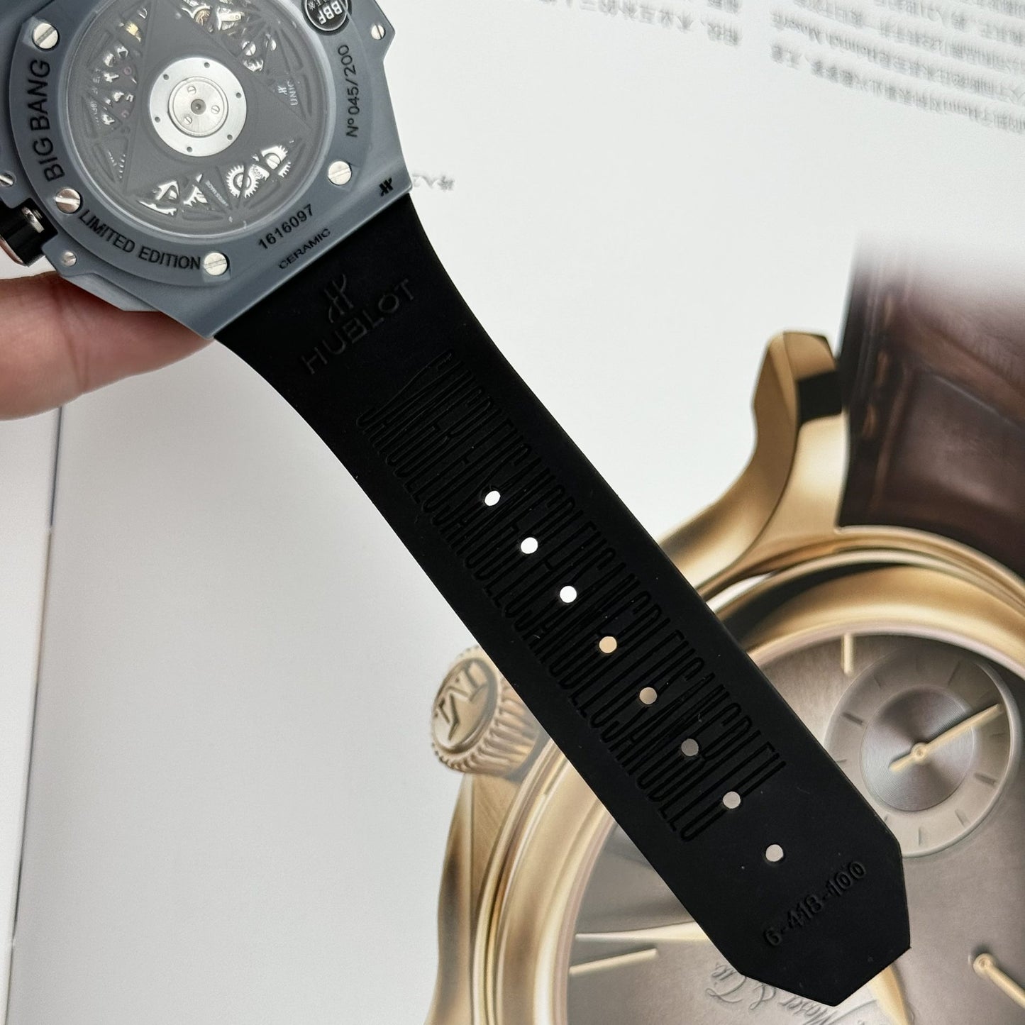 Hublot Best Replica Watch Big Bang Sang Bleu II Gray Ceramic BBF 45mm