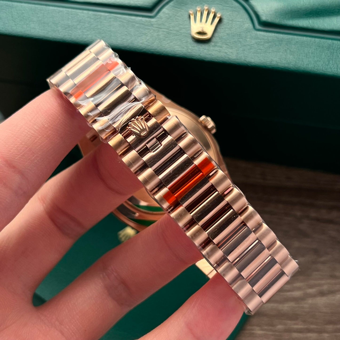 Rolex Clone Watch Day-Date 228345RBR President Strap EW Factory 40mm