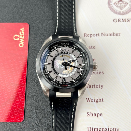 Omega Replica 1:1 Watch Seamaster Aqua Terra Worldtimer Factory VS 43mm