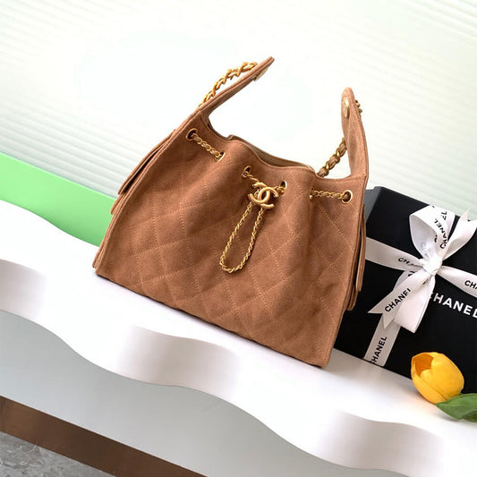 CHANEL 25 Small Handbag SUEDE(high-end grade)