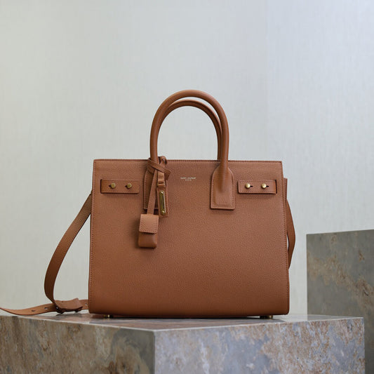 YSL SAC DE JOUR IN SUPPLE GRAINED LEATHER SMALL(HIGH-END GRADE)