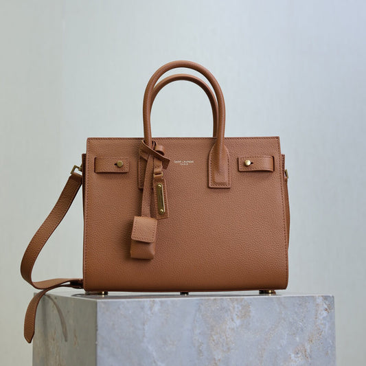 YSL SAC DE JOUR IN SUPPLE GRAINED LEATHER BABY(HIGH-END GRADE)