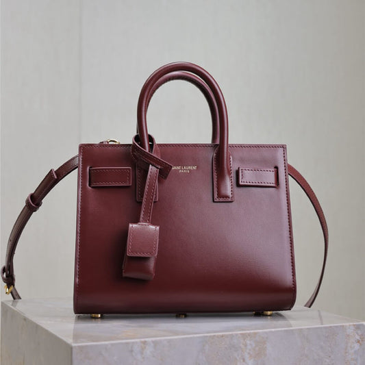 YSL SAC DE JOUR IN SMOOTH LEATHER NANO(HIGH-END GRADE)