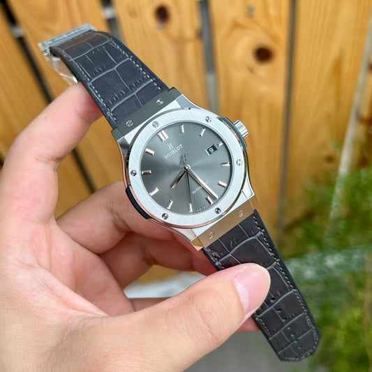 Hublot Replica 11 Watch Classic Fusion Titanium Gray Dial JJF 2023 42mm