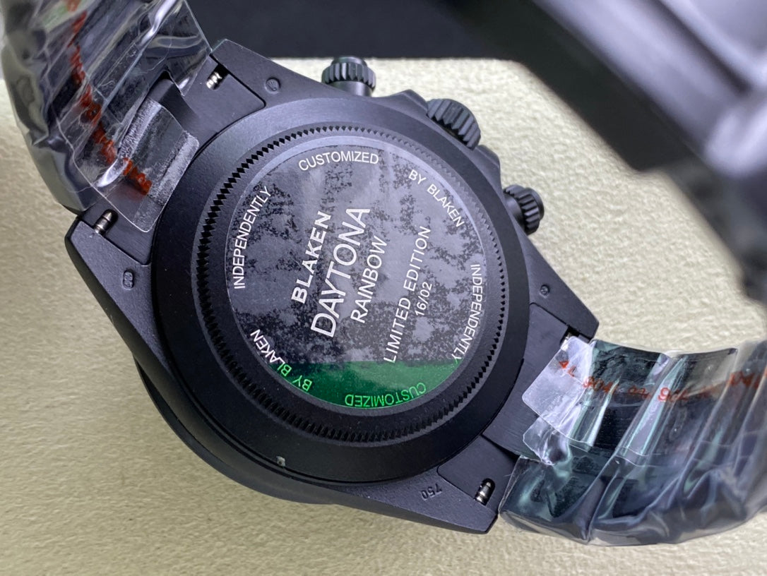 Rolex Daytona - Iridescent Diamond Modified Black Gold Dial(1:1 replica)