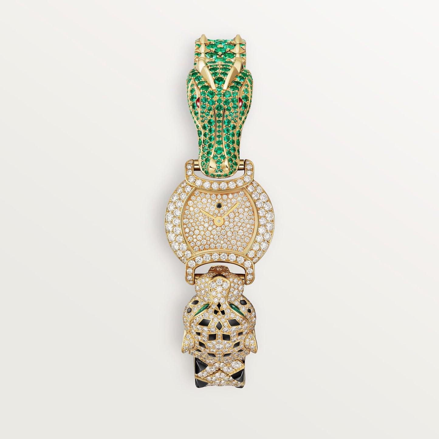Indomptables de Cartier crocodile fake cartier watch motif 22(1:1 replica)