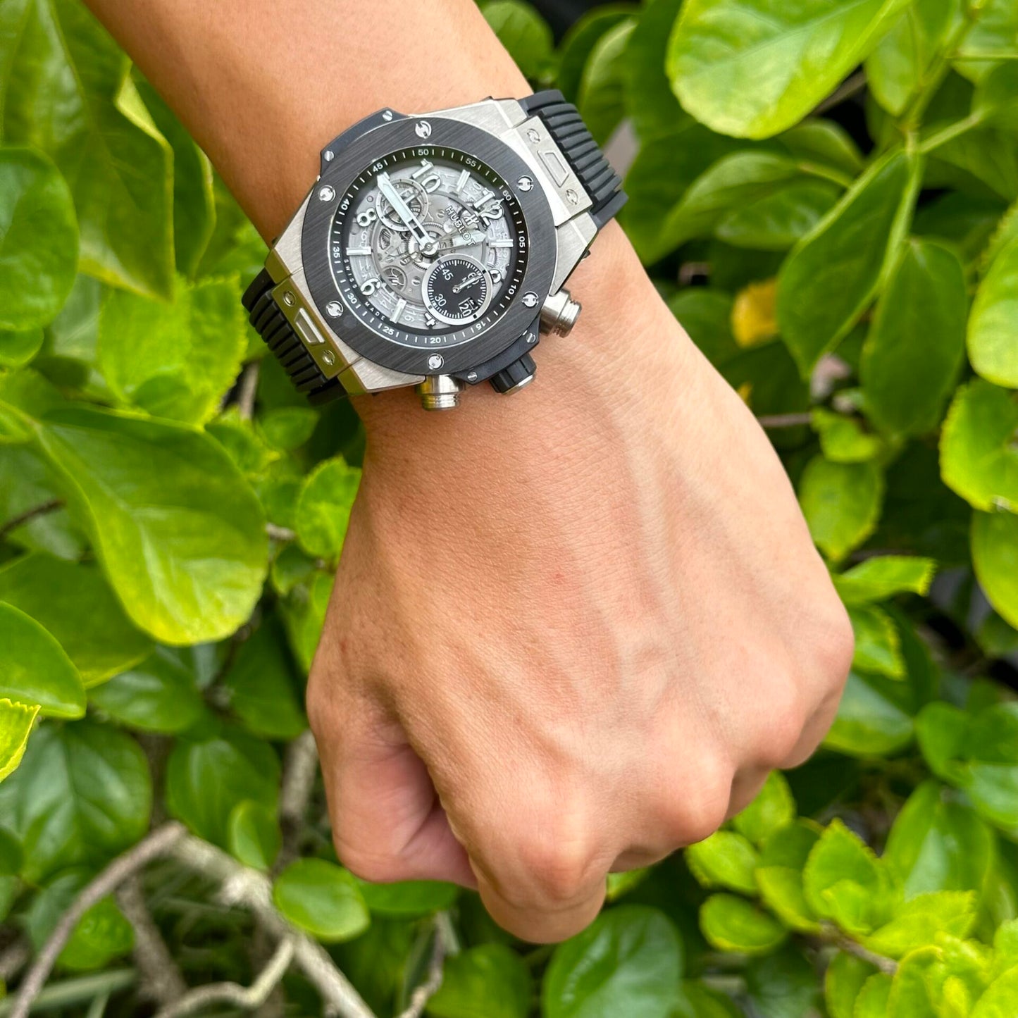 Hublot Big Bang Unico Replica 1:1 Watch Black Rubber Strap BBF 44mm