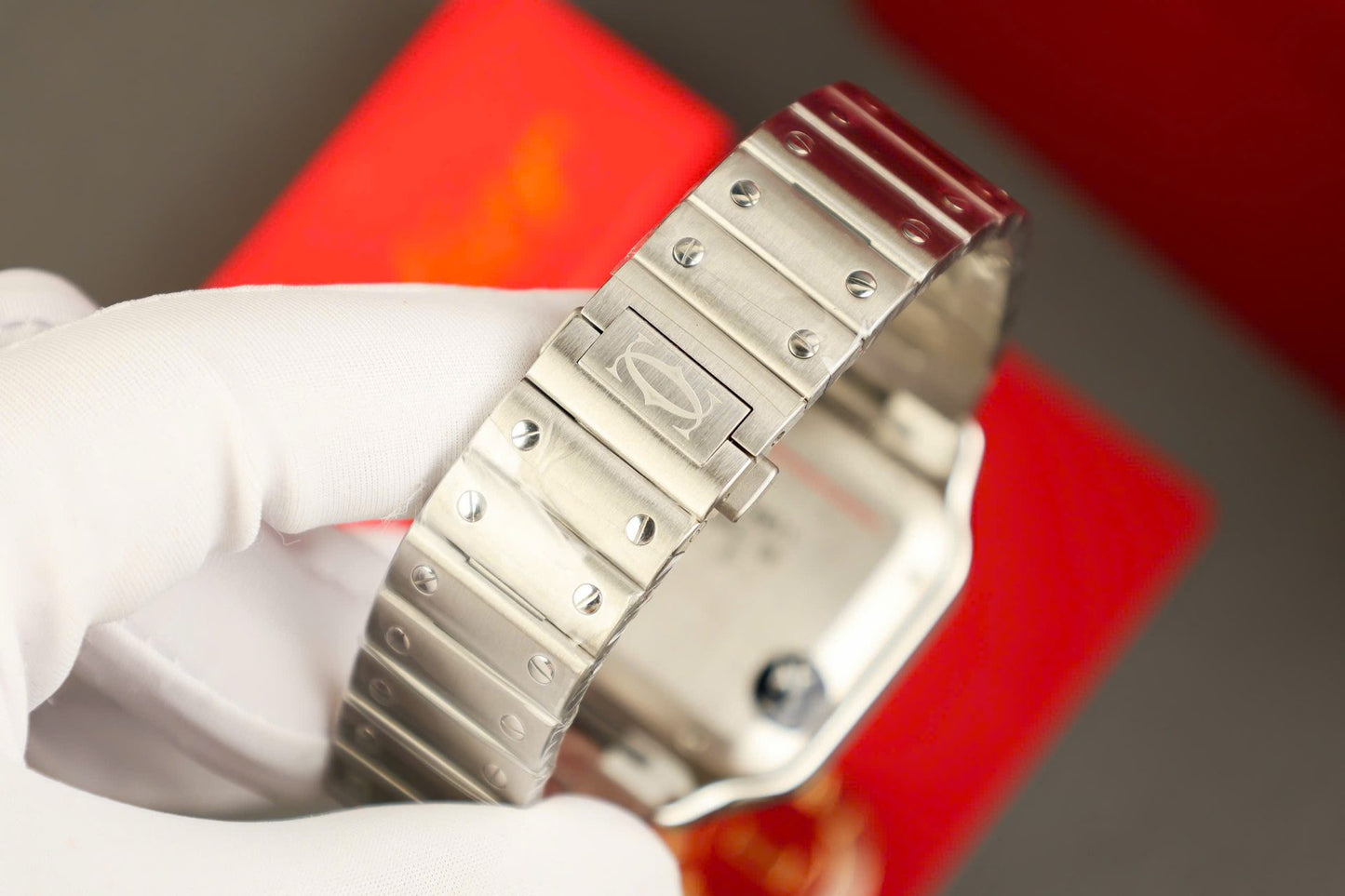 Cartier Santos Replica 11 Watch Gray Dial AF Factory 39.8mm