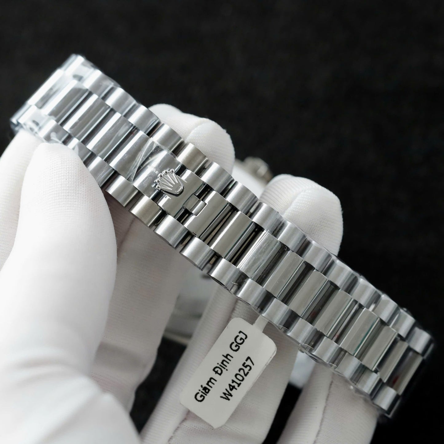Rolex Day-Date Men Replica Watch Diamonds Moissanite + Sapphire Baguette Custom 40mm