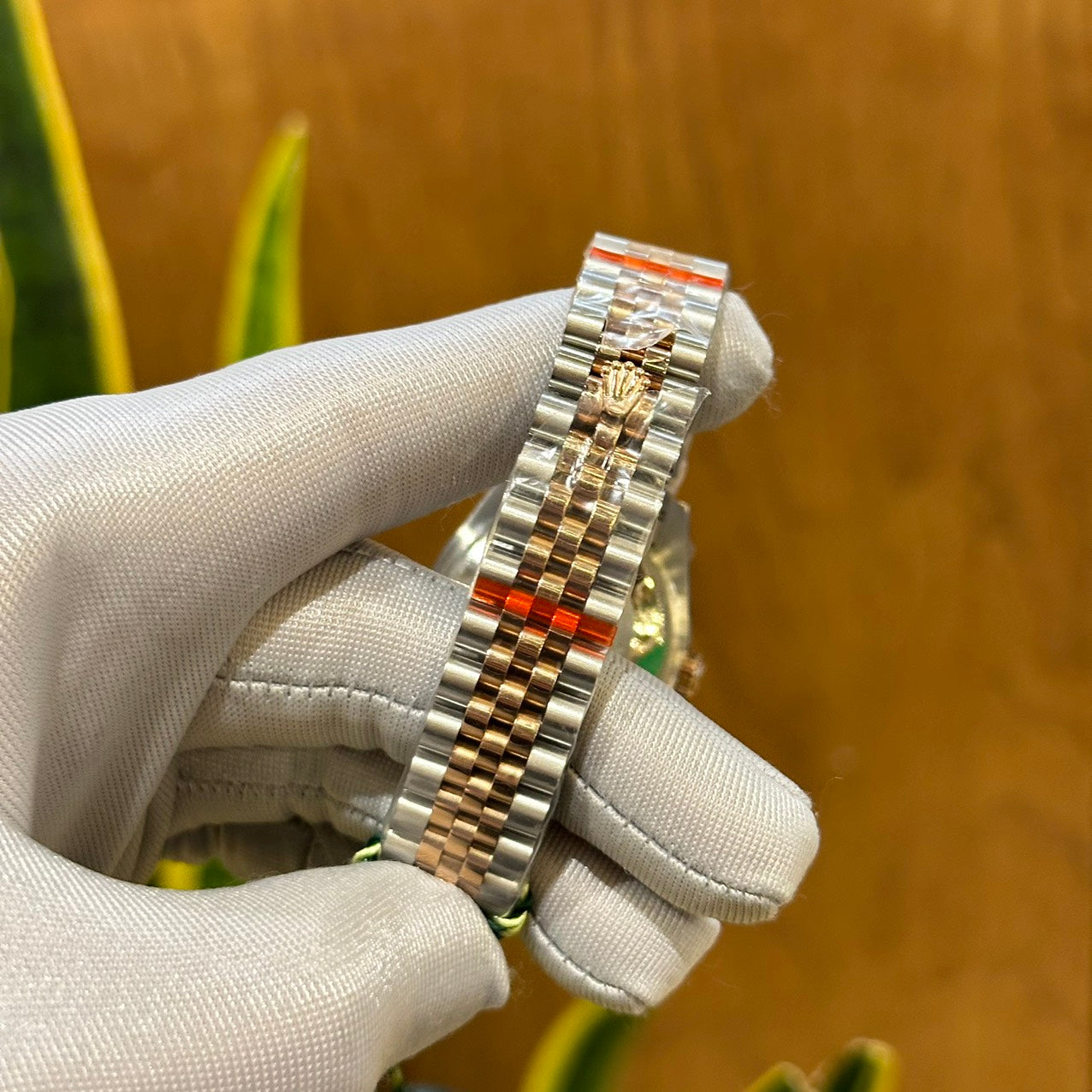 Rolex DateJust Women s High Quality Fake Watch With Diamonds Chocolate Dial 31mm
