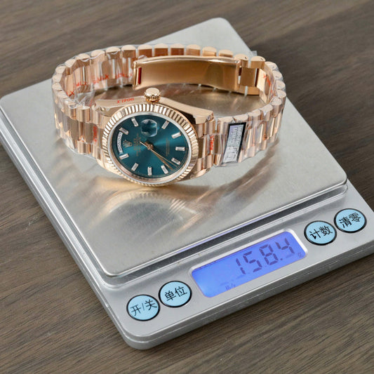Rolex Day-Date 128235 Best Replica Watch Weight 158 Grams QF Factory 36mm