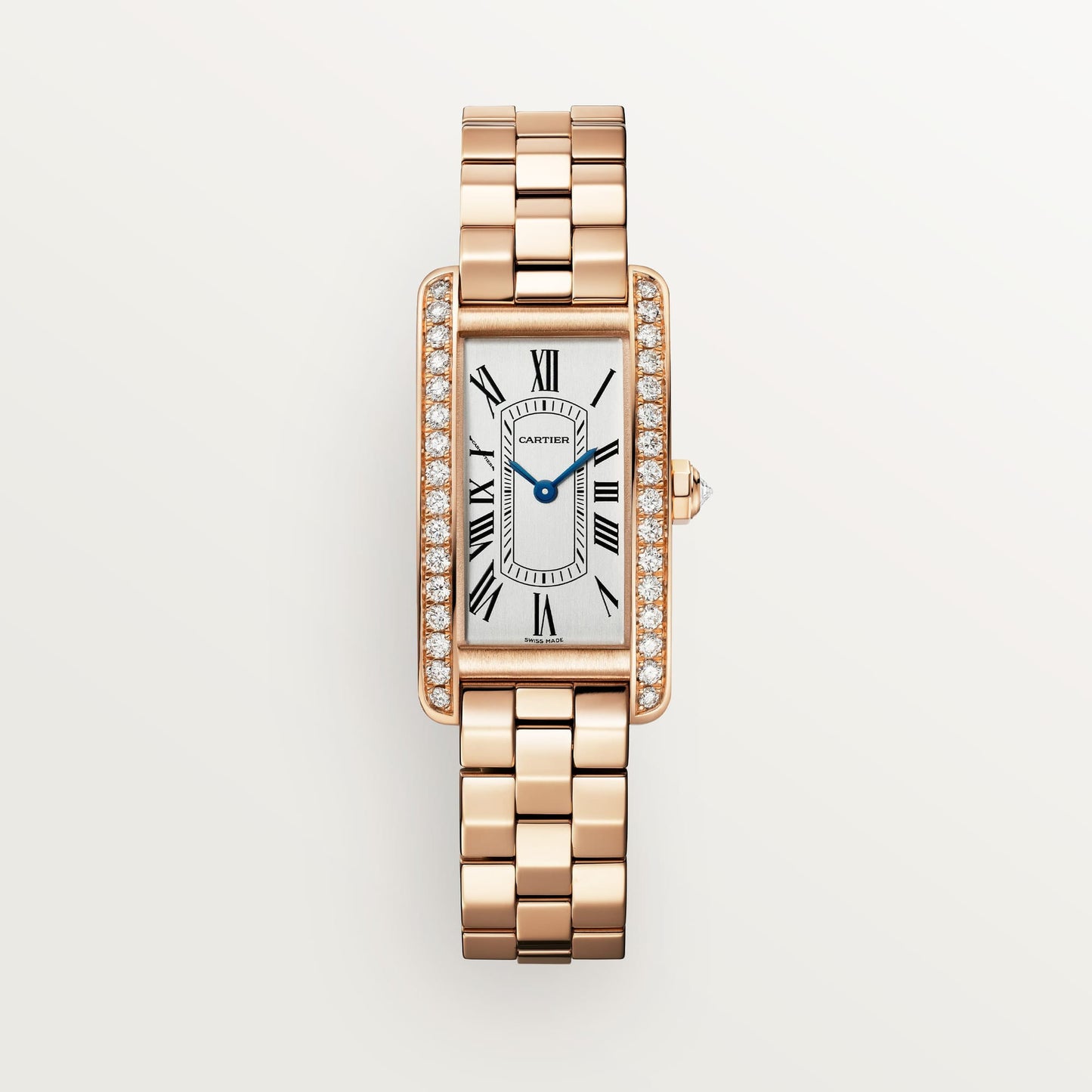 fake cartier watch Tank Americaine small model quartz movement(1:1 replica)
