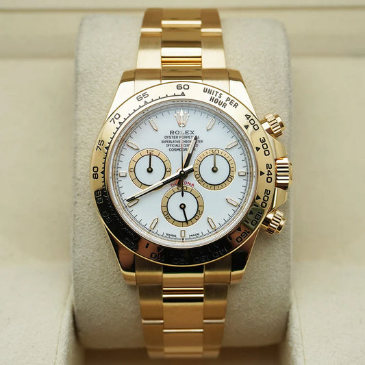 Rolex Cosmograph Daytona 40mm, 18k Yellow Gold, Ref# 126508-0001(1:1 replica)