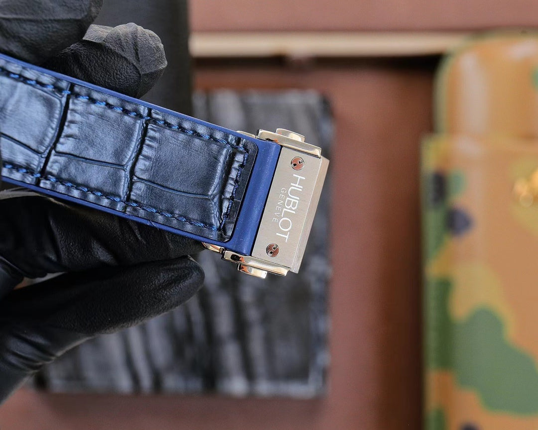 Hublot Classic Fusion Chronograph Titanium Blue Dial 45mm(1:1 replica)