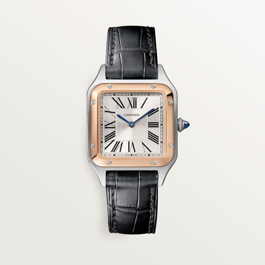 fake cartier watch Santos-Dumont small model high autonomy quartz movement(1:1 replica)