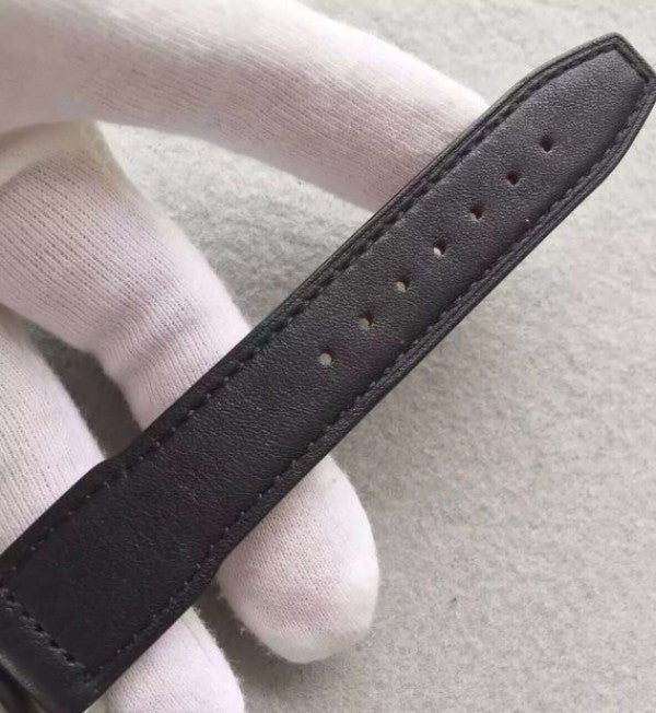 Replica IWC MKF Mark XVIII IW327001 Black Dial Leather Strap