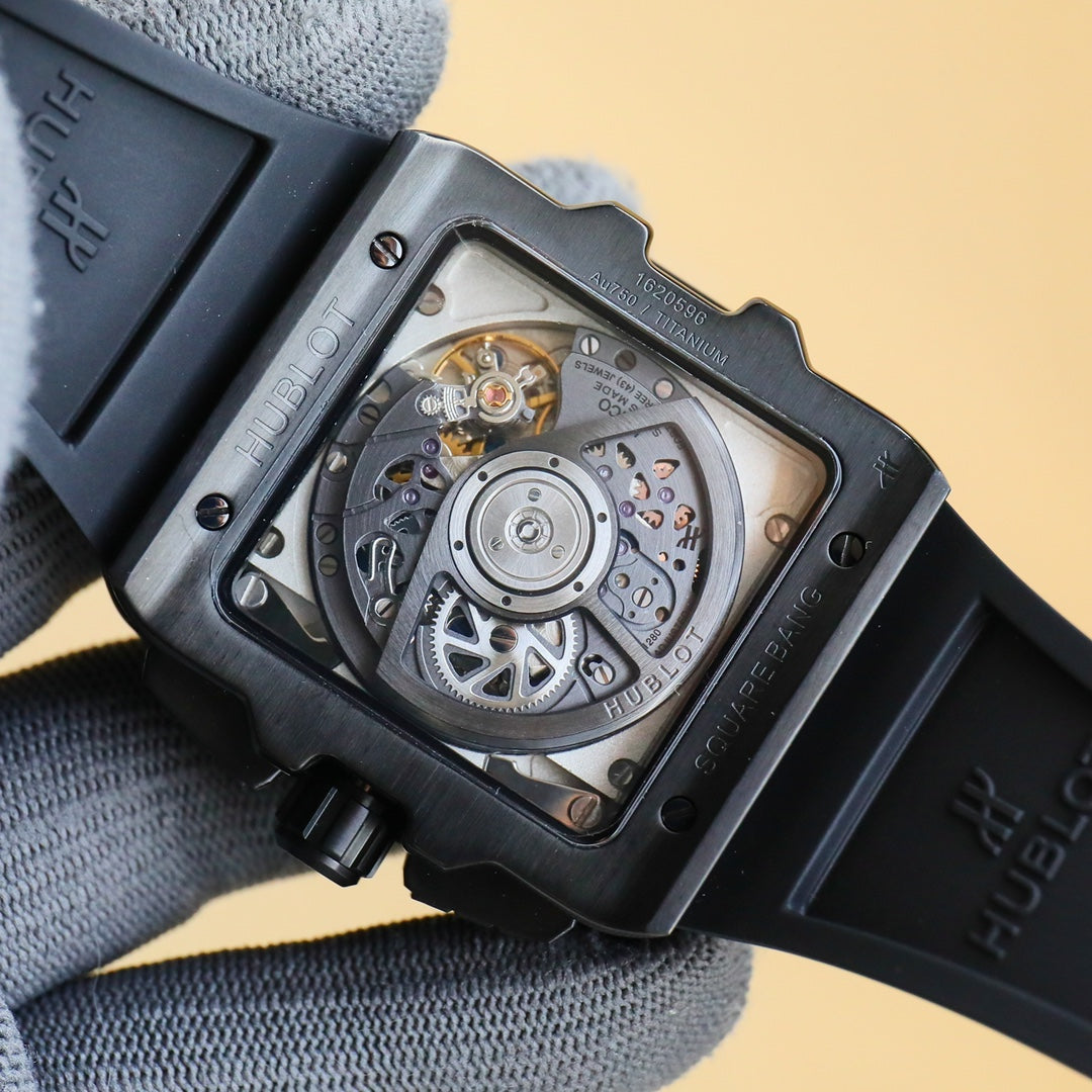 HUBLOT SQUARE BANG UNICO 45MM RUBBER STRAP(1:1 replica)