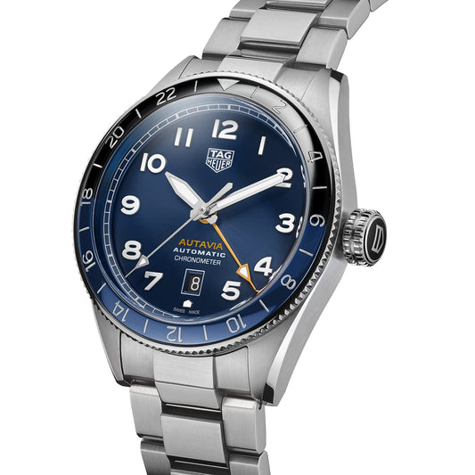 TAG Heuer Replica Watch Autavia Gmt Cosc Automatic 42 mm Steel(1:1 replica)