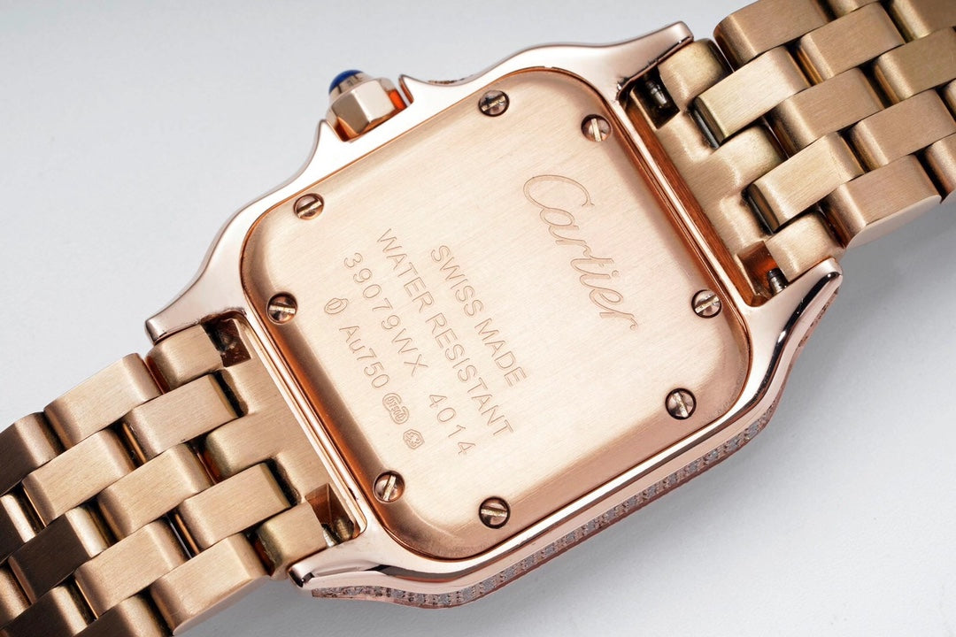 Cartier Cheetah Full of Diamonds Ladies' 37MM-Rose Gold(1:1 replica)