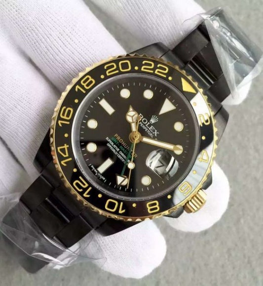 Replica Rolex GMT-Master II 116713 Black Dial ProHunter SS Bracelet A2836
