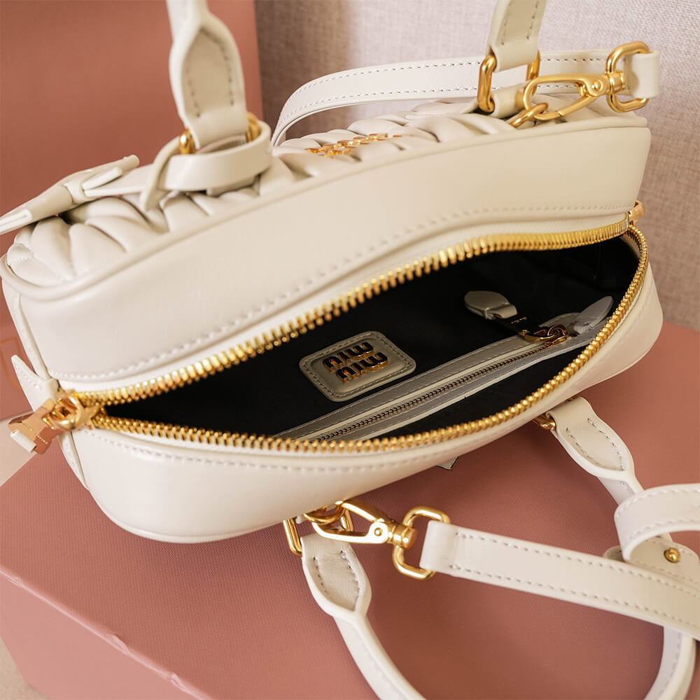 MIUMIU Medium Arcadie matelasse nappa Bag(HIGH-END GRADE)