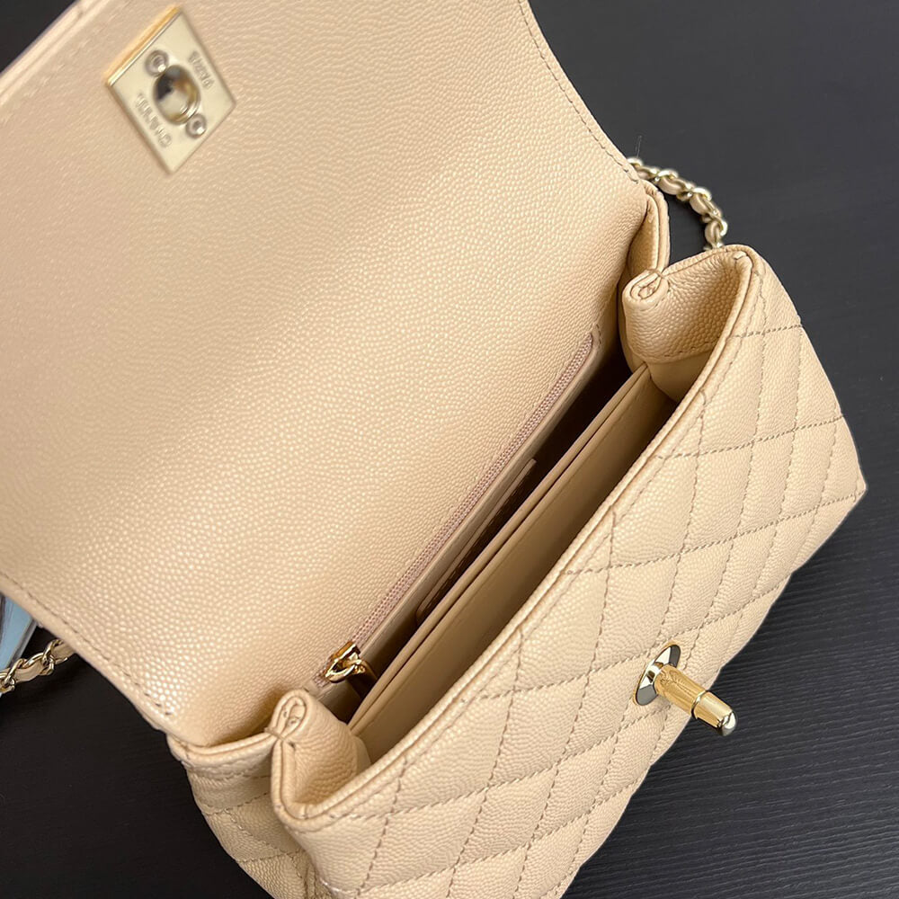 Chanel MINI COCO Handle Bag(HIGH-END GRADE)