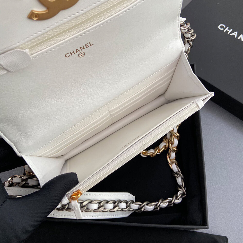 CHANEL 19 Wallet on Chain(high-end grade)
