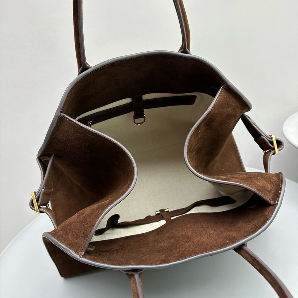 THE ROW Soft Margaux 15 sued bag(High-end Grade)