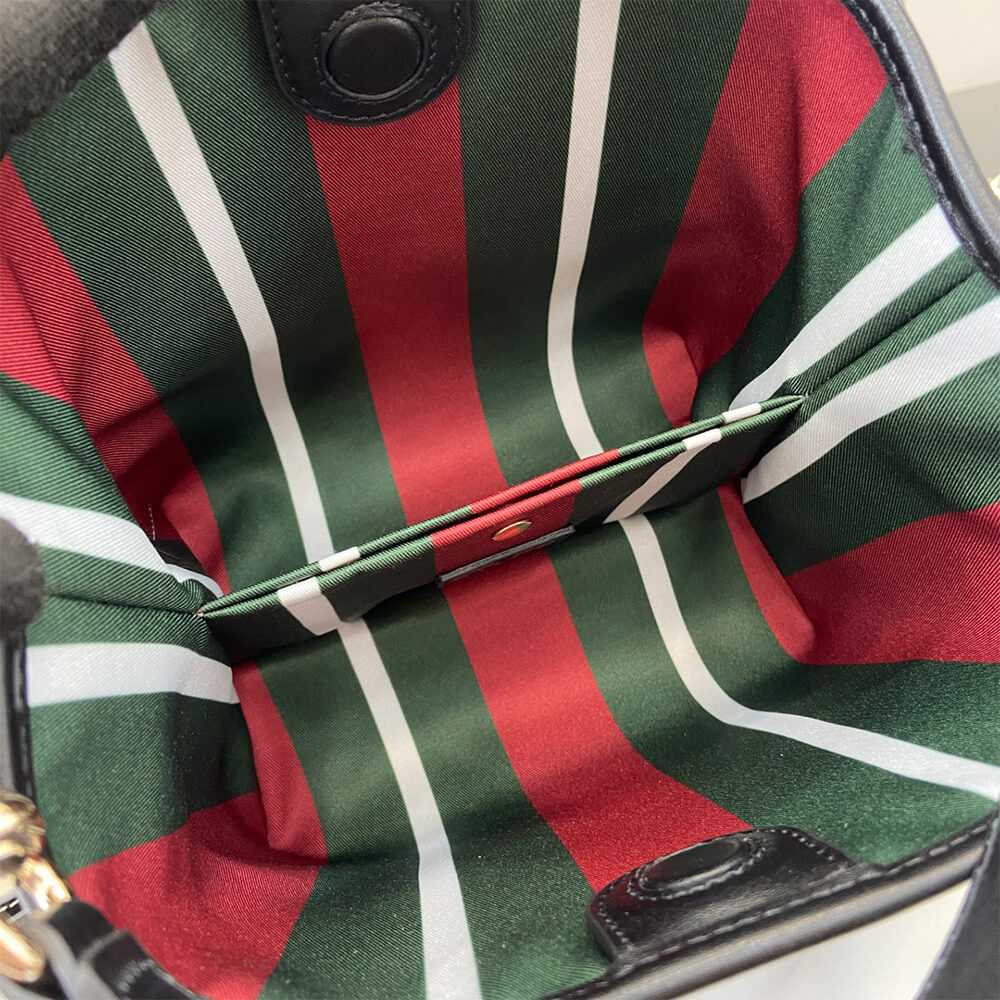 GG Emblem mini bucket bag