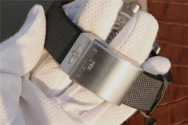 Replica Breitling Avenger Bandit Titanium GF Gray Dial Gray Nylon Strap A7750