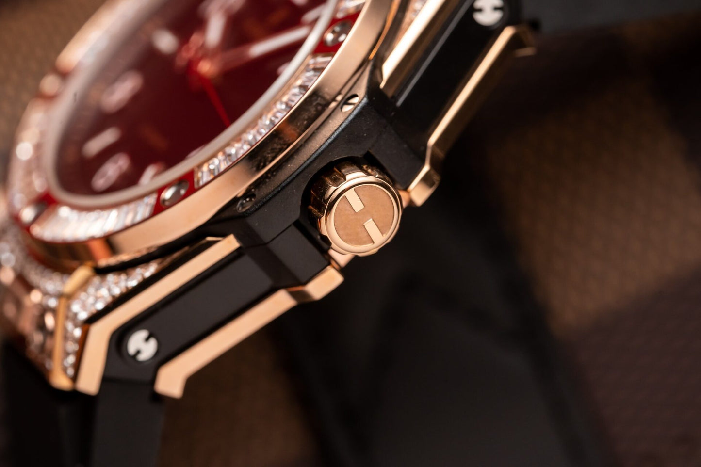 Hublot Replica Watch Big Bang One Click King Gold Black Dial 39mm