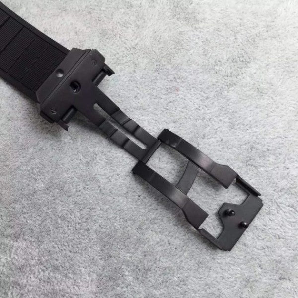 Replica Hublot Big Bang 44mm Vendome Real Tourbillon Ceramic Case Black Gummy