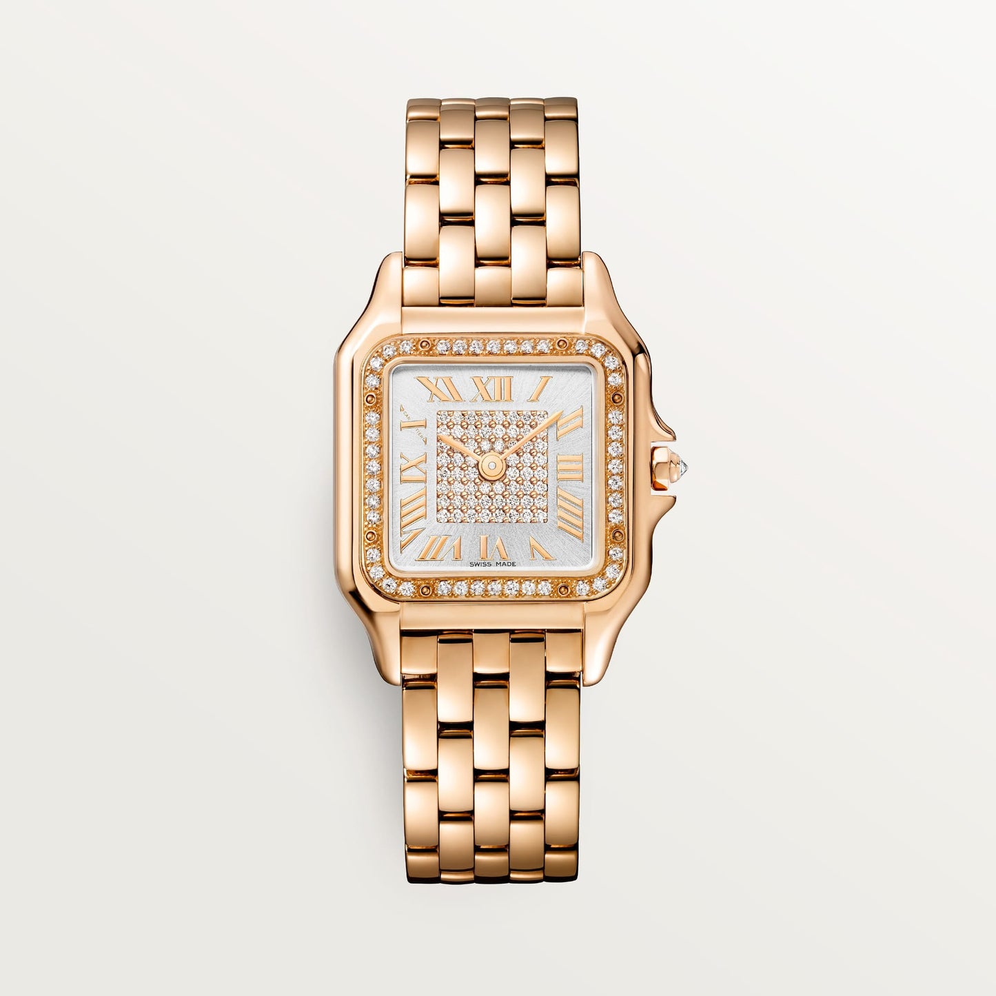 Panthere de fake cartier watch medium model quartz movement(1:1 replica)
