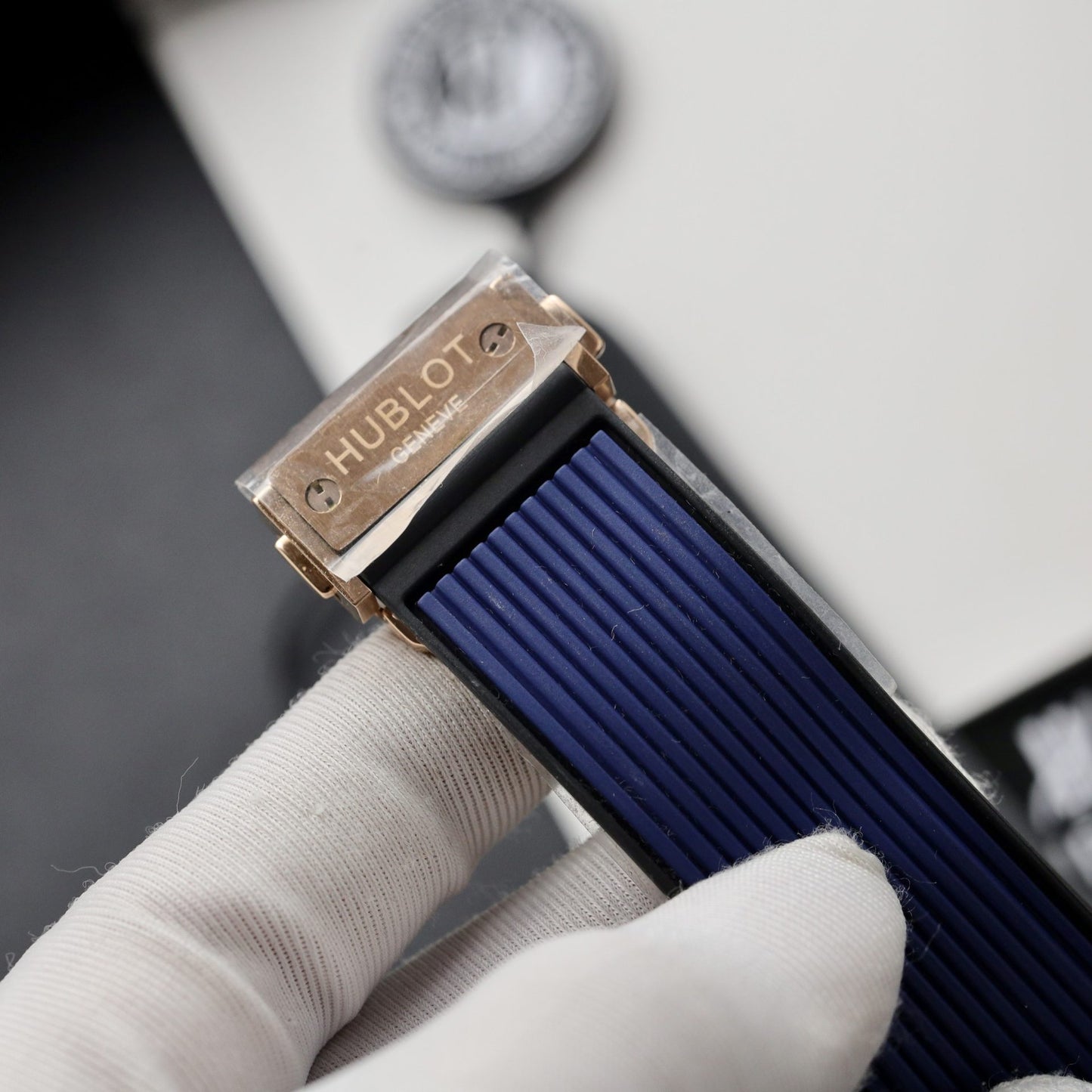Hublot Replica Watch Spirit Of Big Bang King Gold Dial Blue 42mm