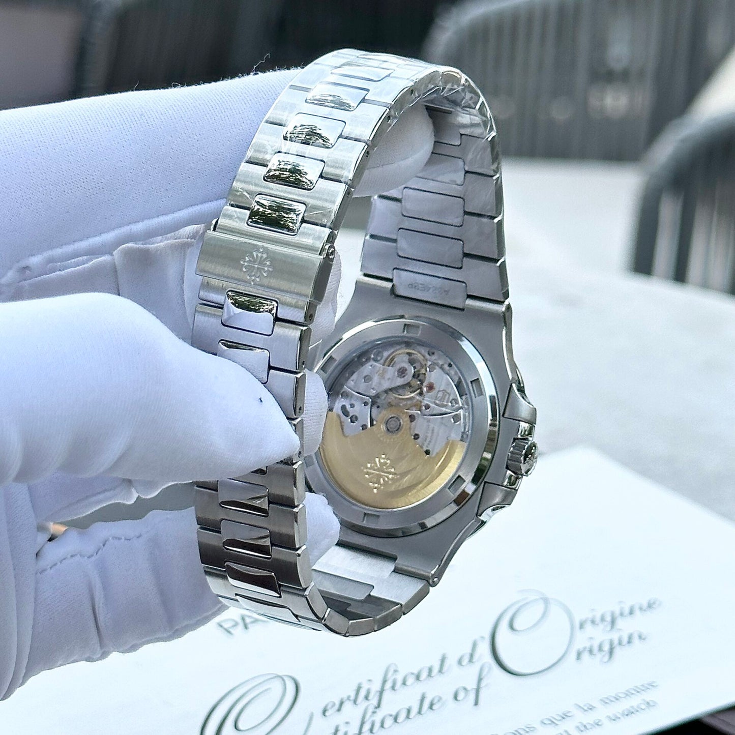Patek Philippe Nautilus 5723 Replica 1:1 Watch Red Ruby Bezel 40mm