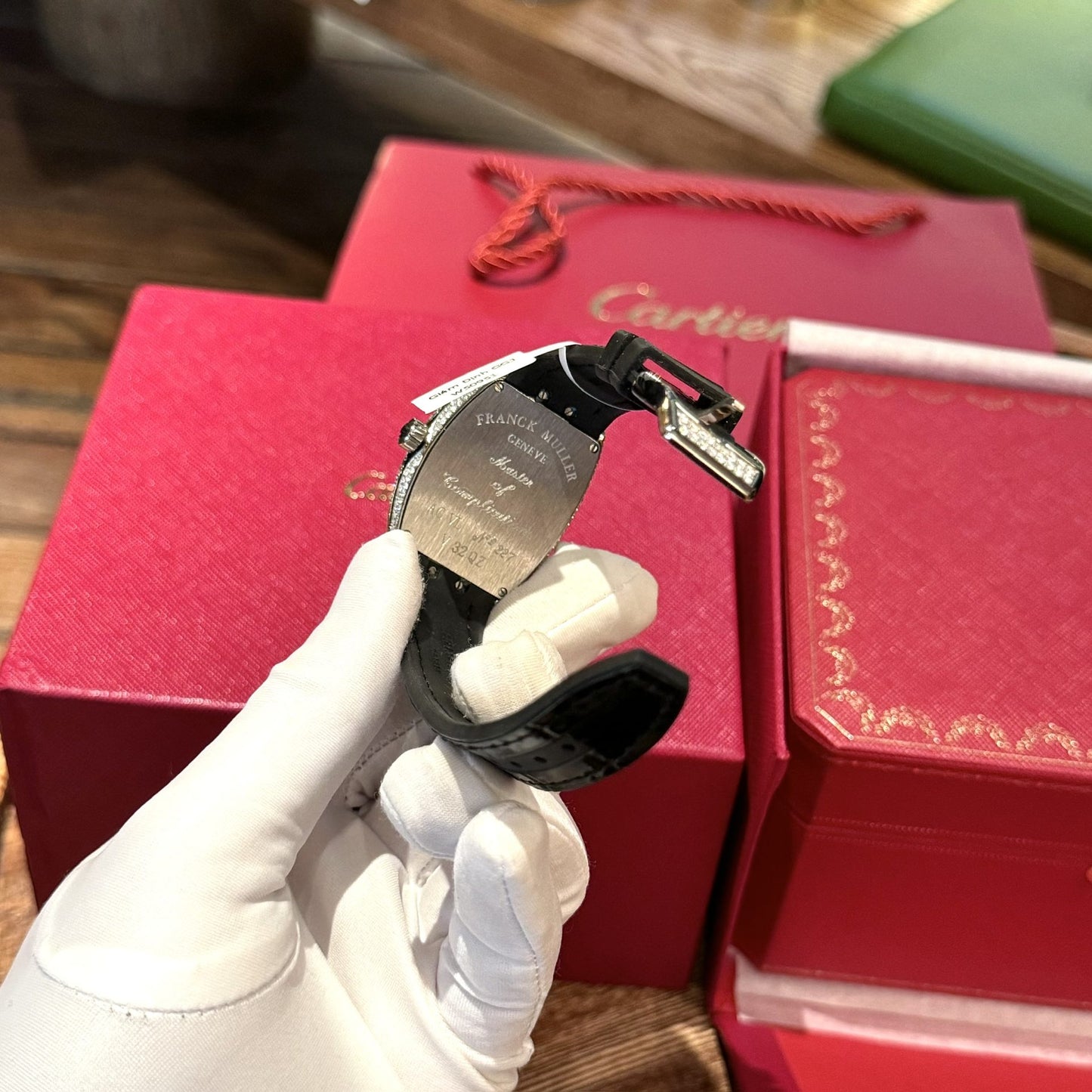 Franck Muller V32 Best Replica Watch Diamonds Moissanite Custom 36mm