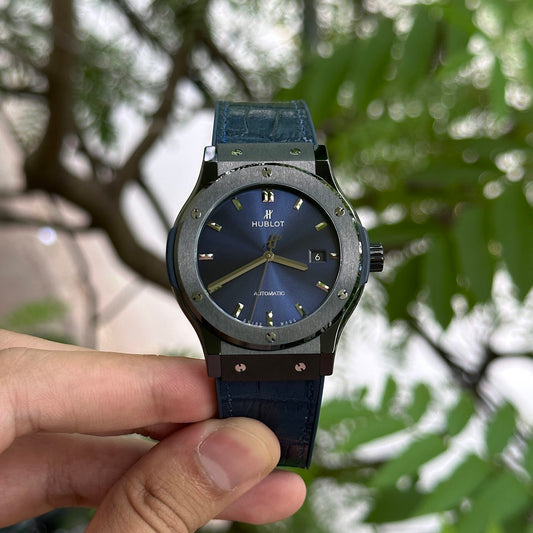 Hublot Classic Fusion Ceramic Blue Best Replica Watch JJZ 42mm