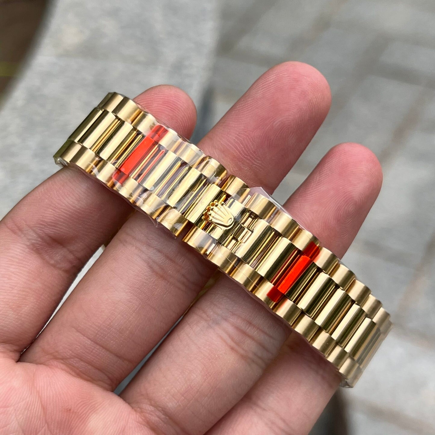 Rolex Day-Date Replica 1:1 Watch Champagne Dial Jubilee Strap 40mm