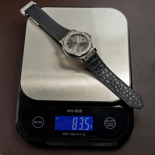 Hublot Classic Fusion Titanium Gray Copies Watches Movement SW300 Weight 84 Gram Custom 42mm