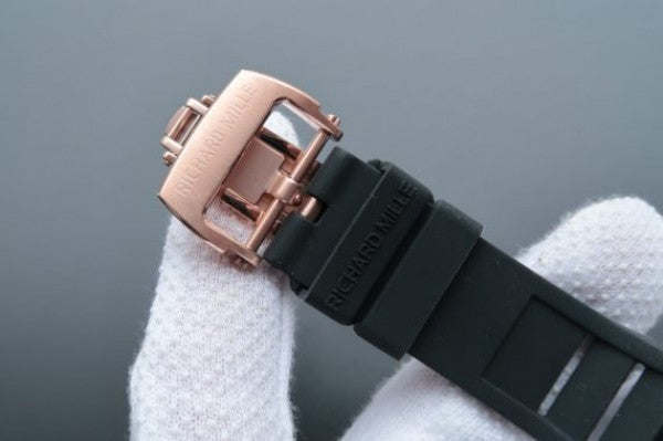 Replica Richard Mille RM057 Dragon Phoenix RG Case RG Dragon Dial Black Rubber Strap