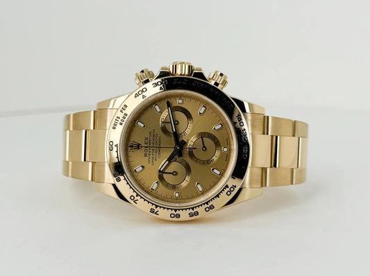 Rolex Yellow Gold Cosmograph Daytona 40 Watch Champagne Index Dial 116508(1:1 replica)
