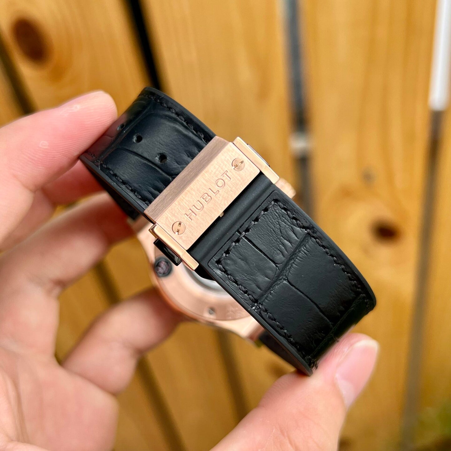 Hublot Replica 1:1 Watch Classic Fusion Titanium King Gold Black JJF 2023 42mm
