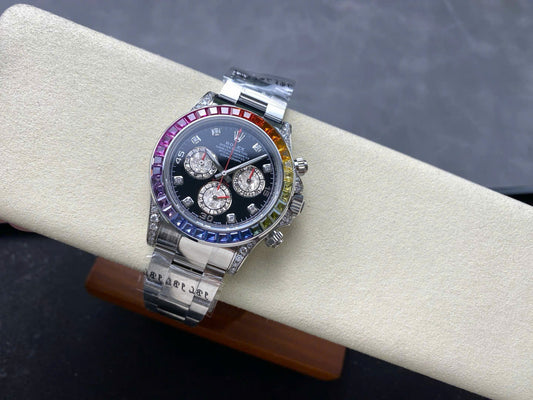 Rolex Cosmograph Rainbow Weight 220 Grams Best Replica Watches 40mm