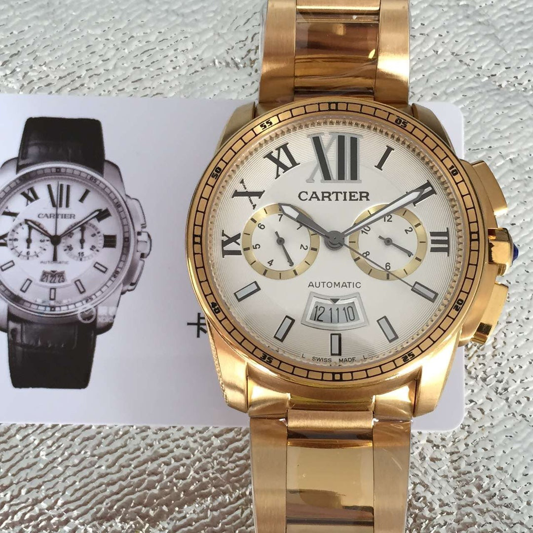 Cartier Calibre Chronograph Men's Watch(1:1 replica)