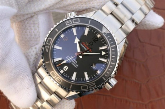 Replica Omega Planet Ocean Professional Ceramic Bezel 45mm OMF SS Bracelet A8500