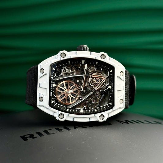Richard Mille RM27-05 Rafael Nadal Replica Watch White Carbon Case 37.25¡Á47.25mm
