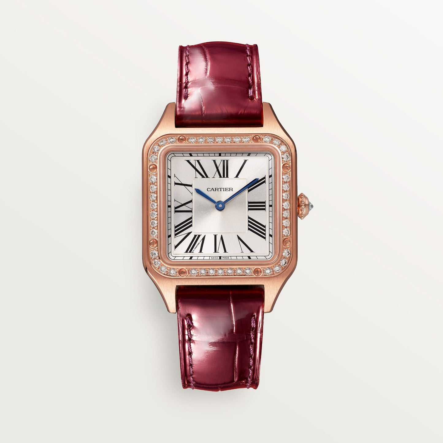 fake cartier watch Santos-Dumont small model high autonomy quartz movement(1:1 replica)