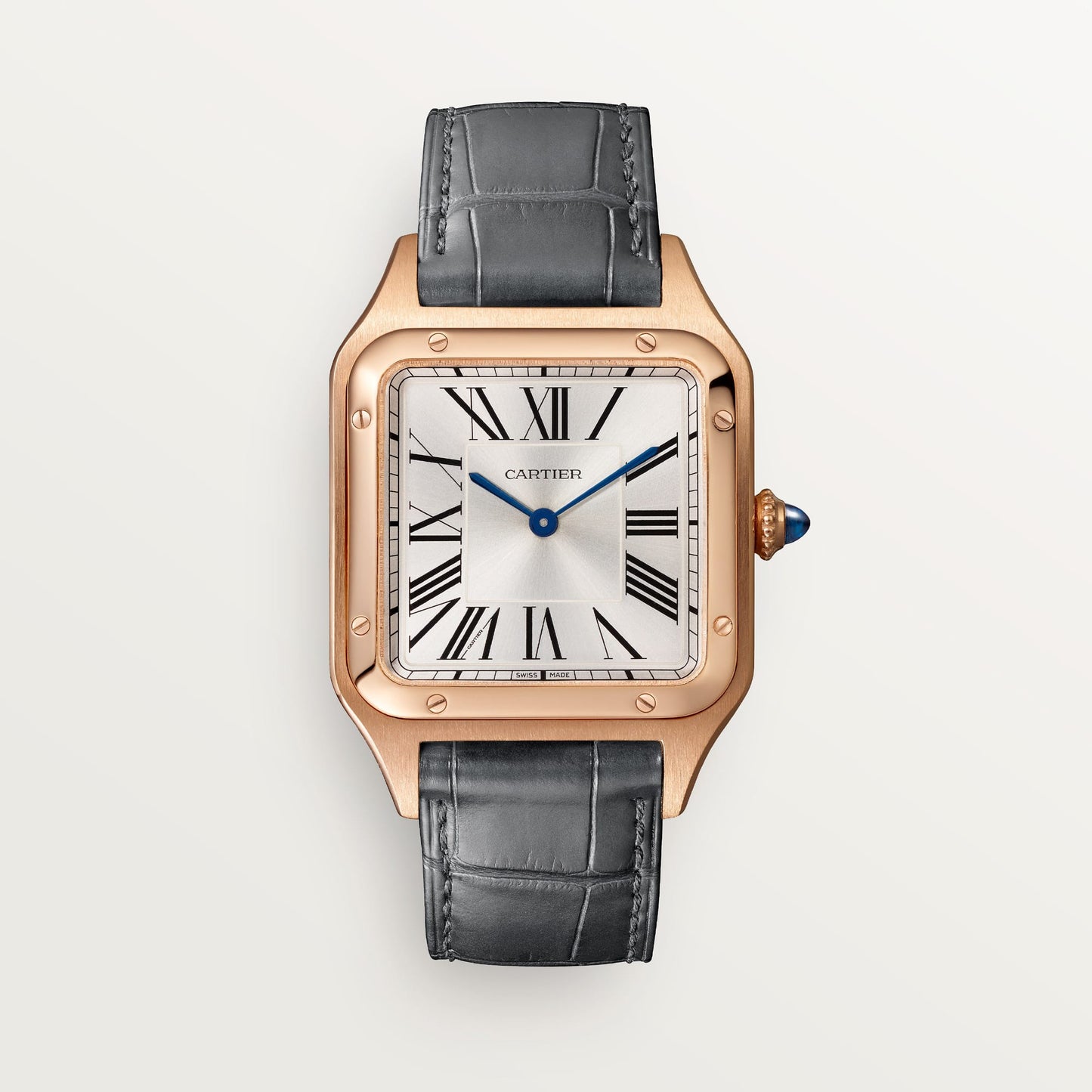fake cartier watch Santos-Dumont large model high autonomy quartz movement (~ 6 years)(1:1 replica)